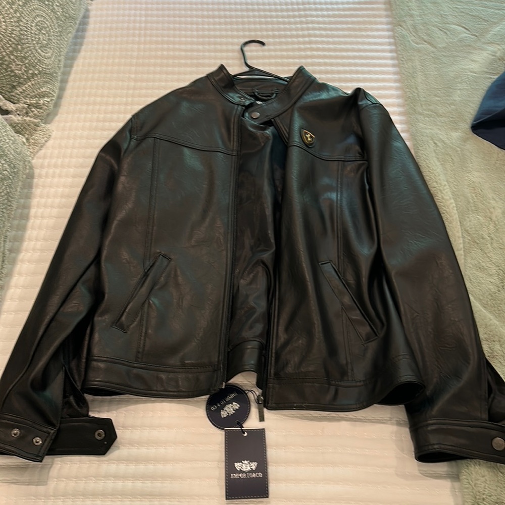 Men’s Leather Jacket-Black